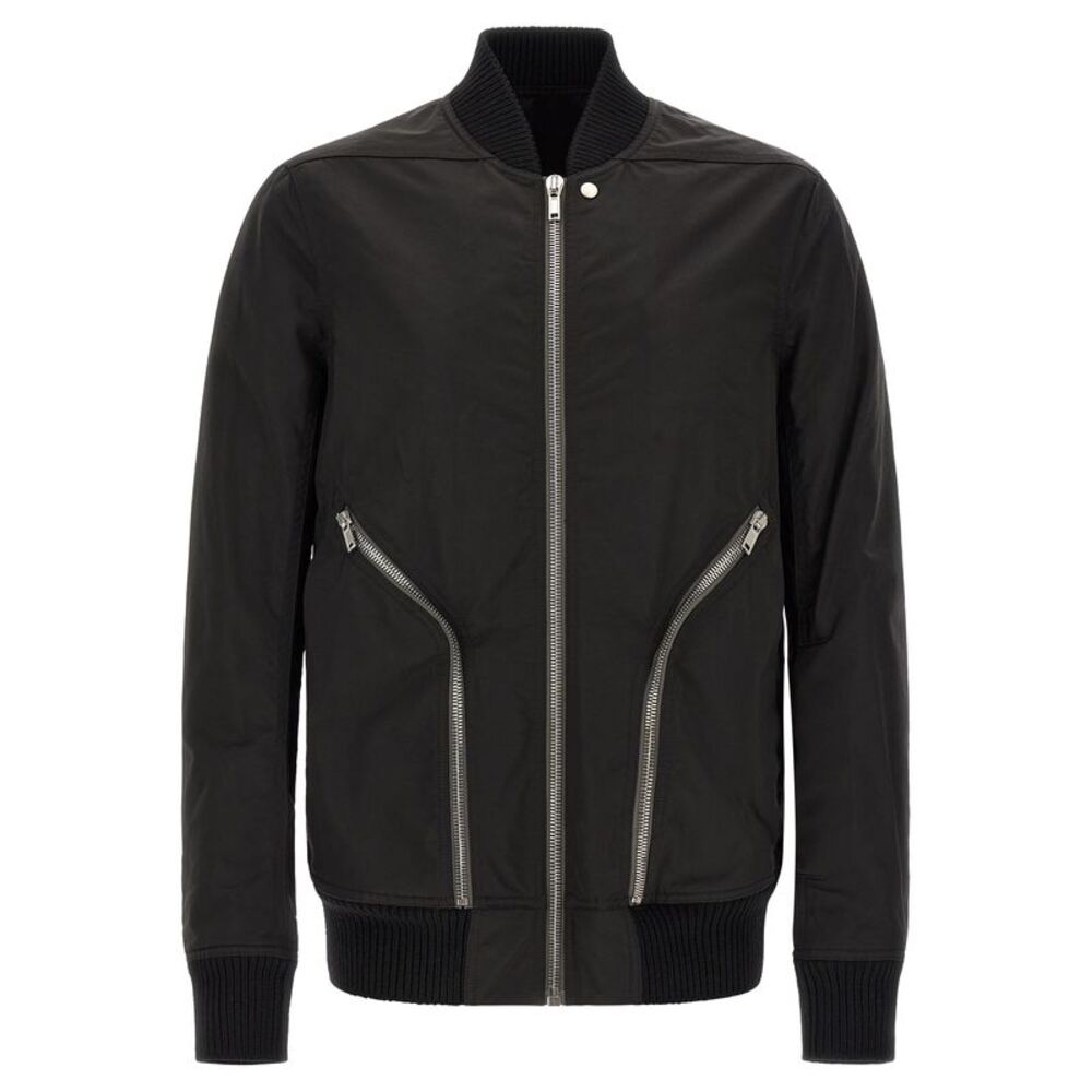 Rick Owens Black Nylon Men's Bomber